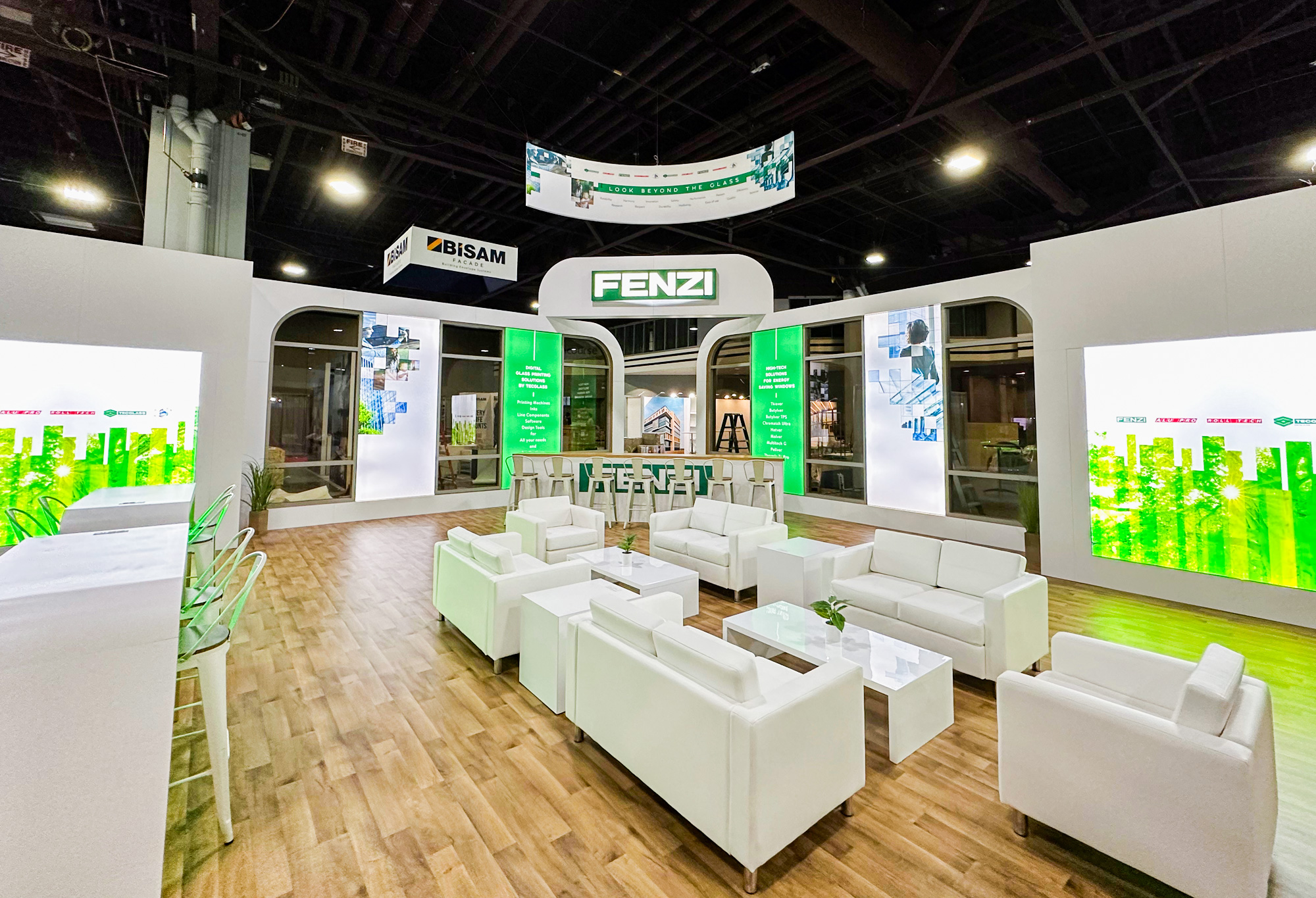 exhibiTeam Island Trade Show Booth FENZI